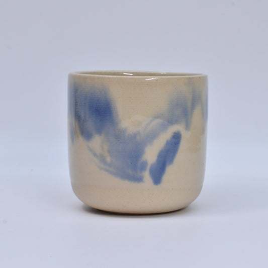 FLAT WHITE wheel-thrown ceramic cup 3/4.