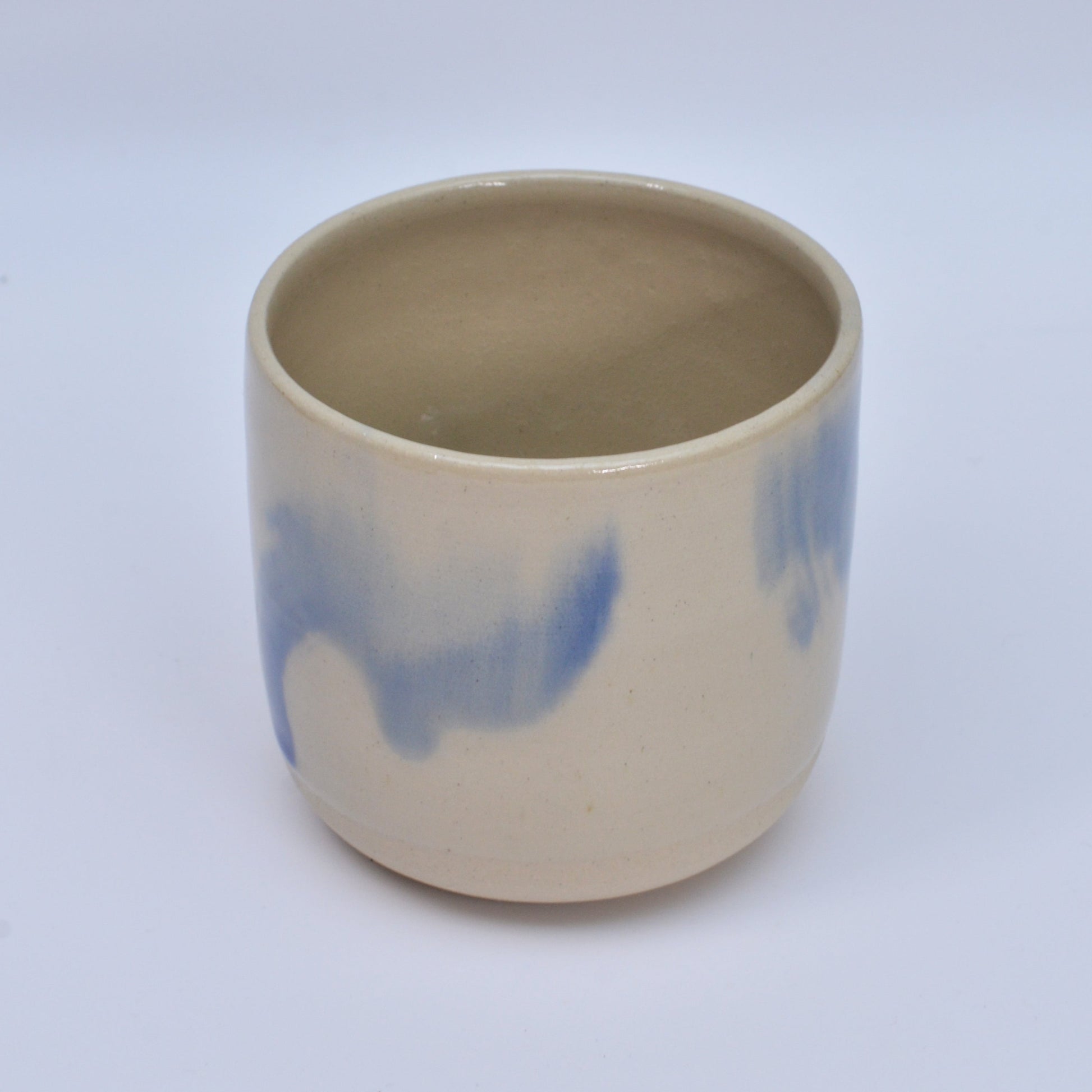 FLAT WHITE wheel-thrown ceramic cup 3/4.