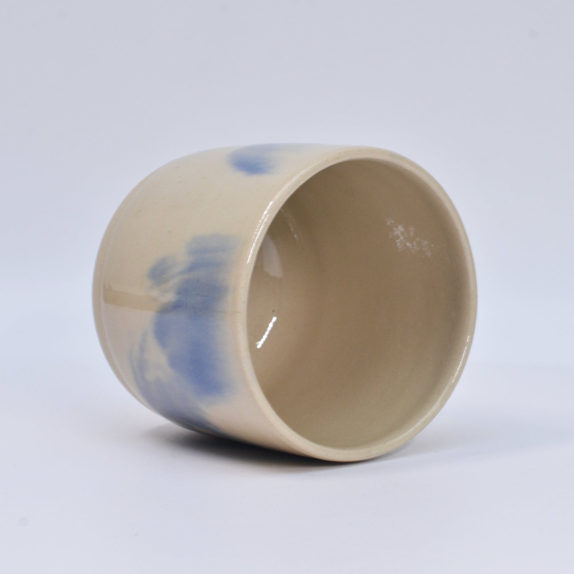 FLAT WHITE wheel-thrown ceramic cup 3/4.