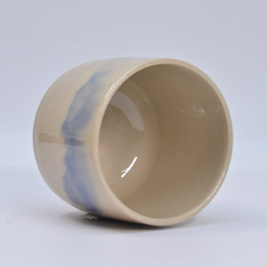 FLAT WHITE wheel-thrown ceramic cup 4/4.