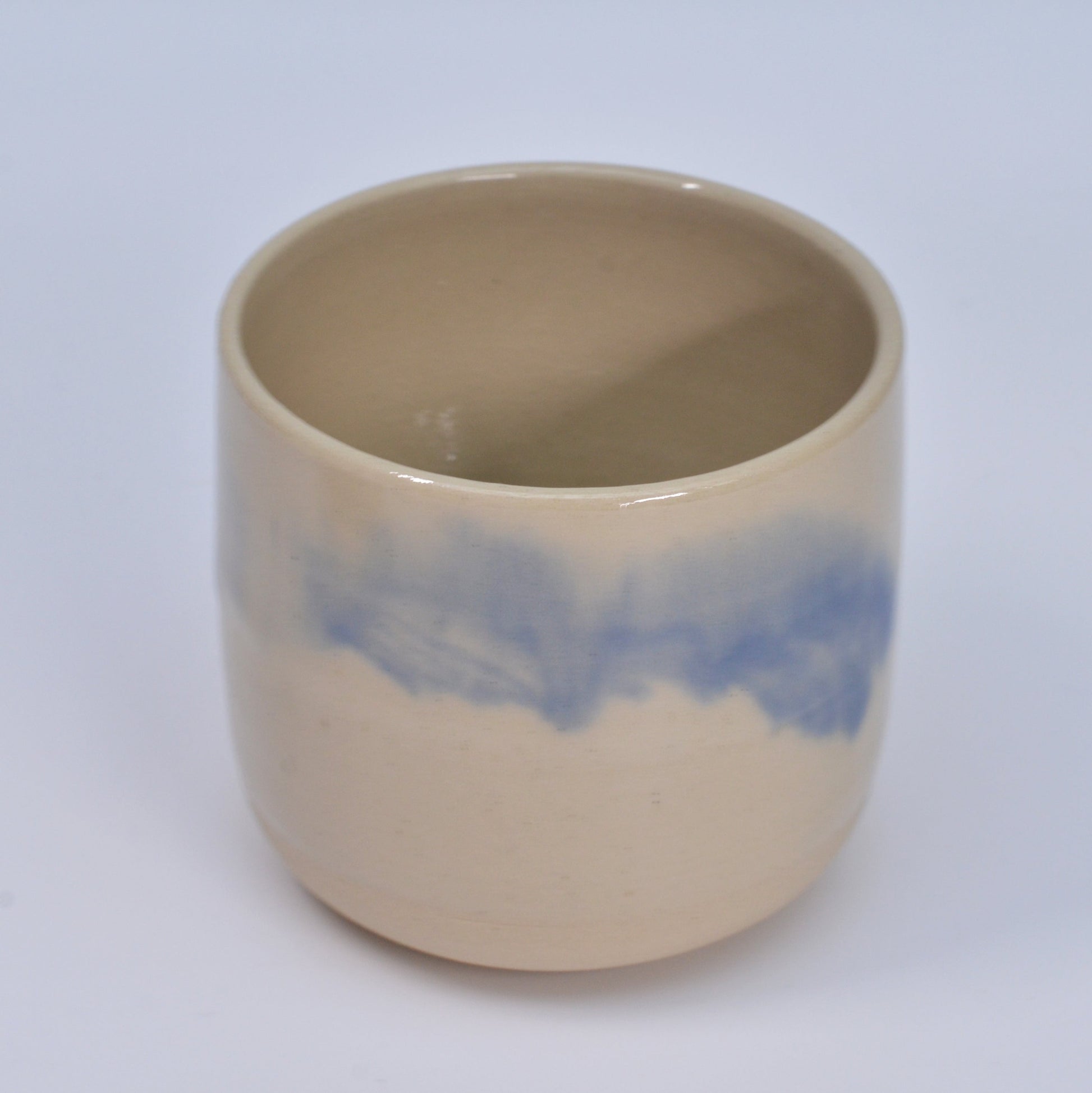 FLAT WHITE wheel-thrown ceramic cup 4/4.