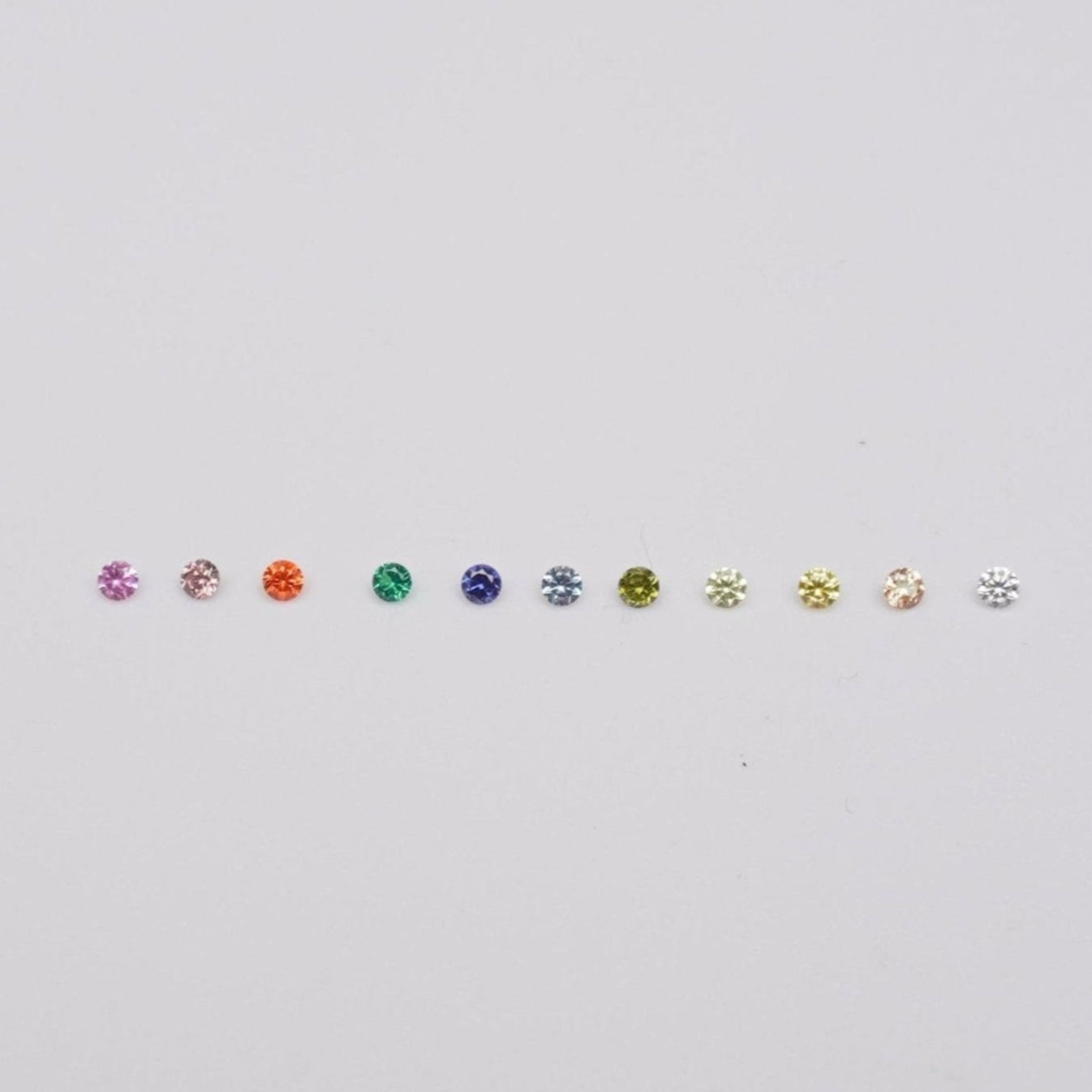 organic hoop earring stone