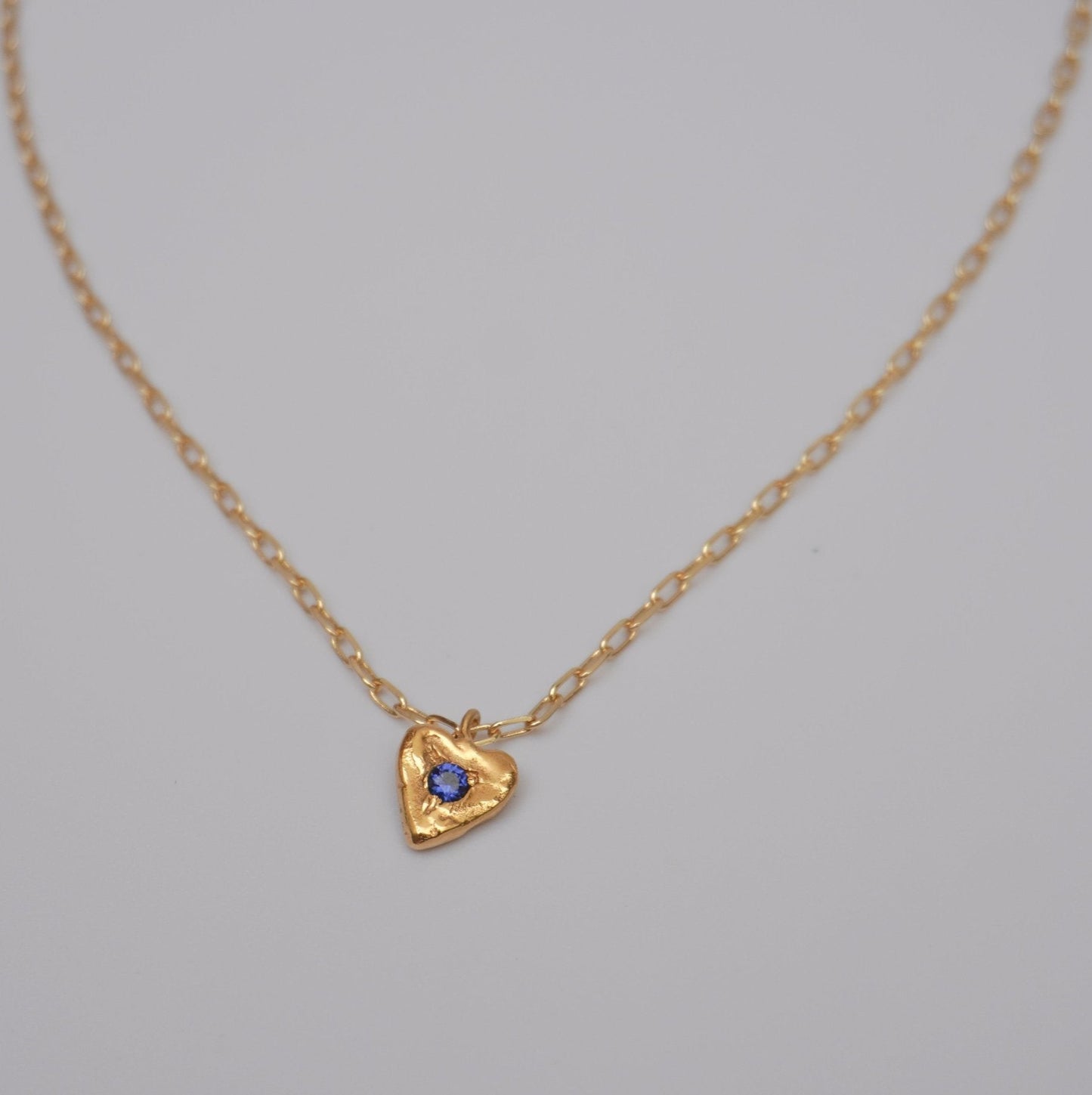 metal pendant necklace gold heart love stone