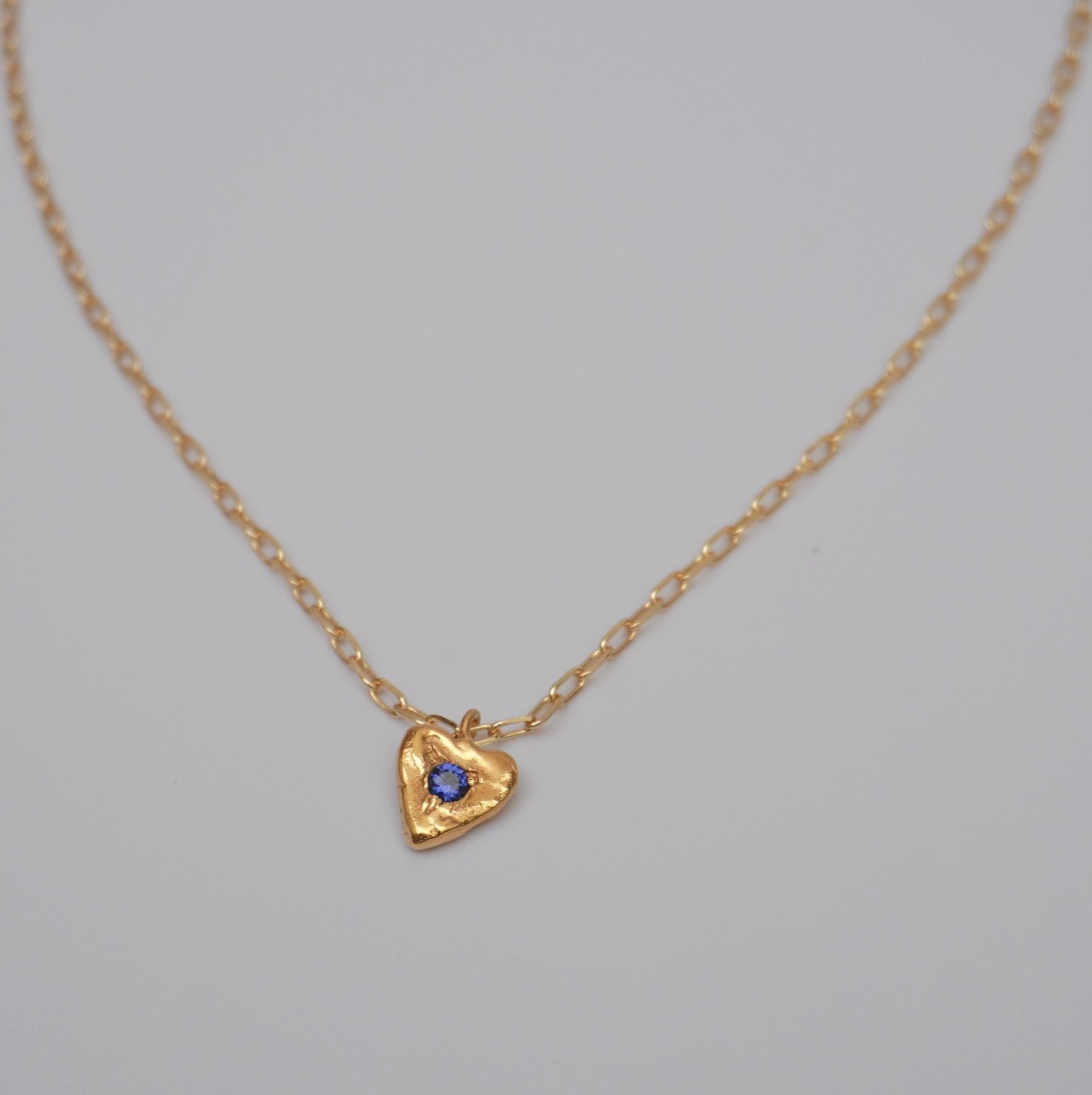 metal pendant necklace gold heart love stone