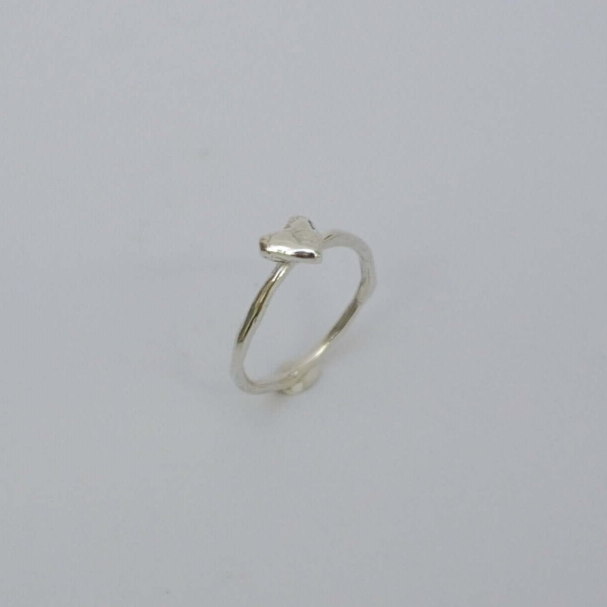 Little Things Metal Ring love silver organic-shaped