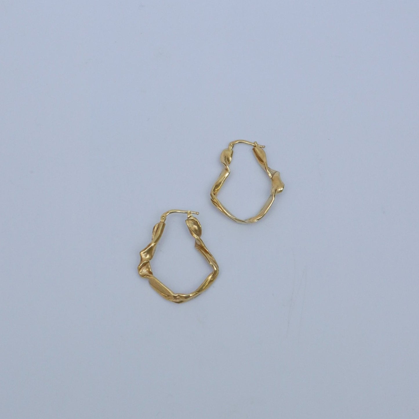 Organic Note e maree big hoop earrings gold-plated