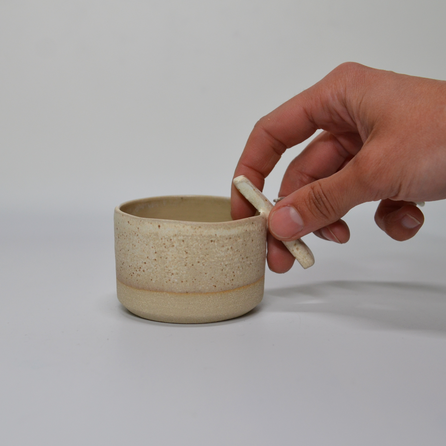 CONTREPOIDS handmade ceramics espresso cup.