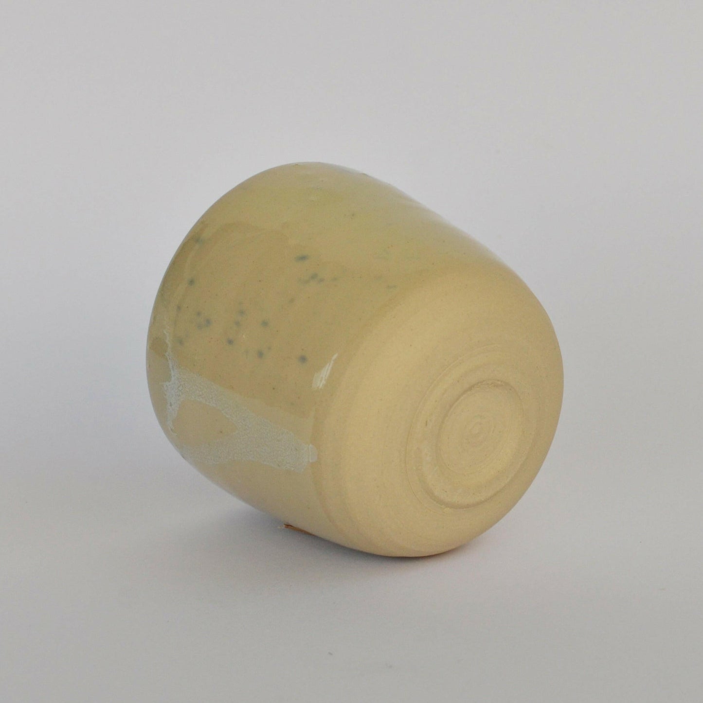 Handmade japanese design cup with delicate natural glaze touch