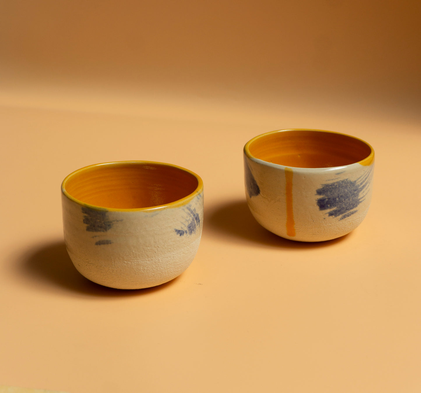 FLAT WHITE handmade ceramic cup.