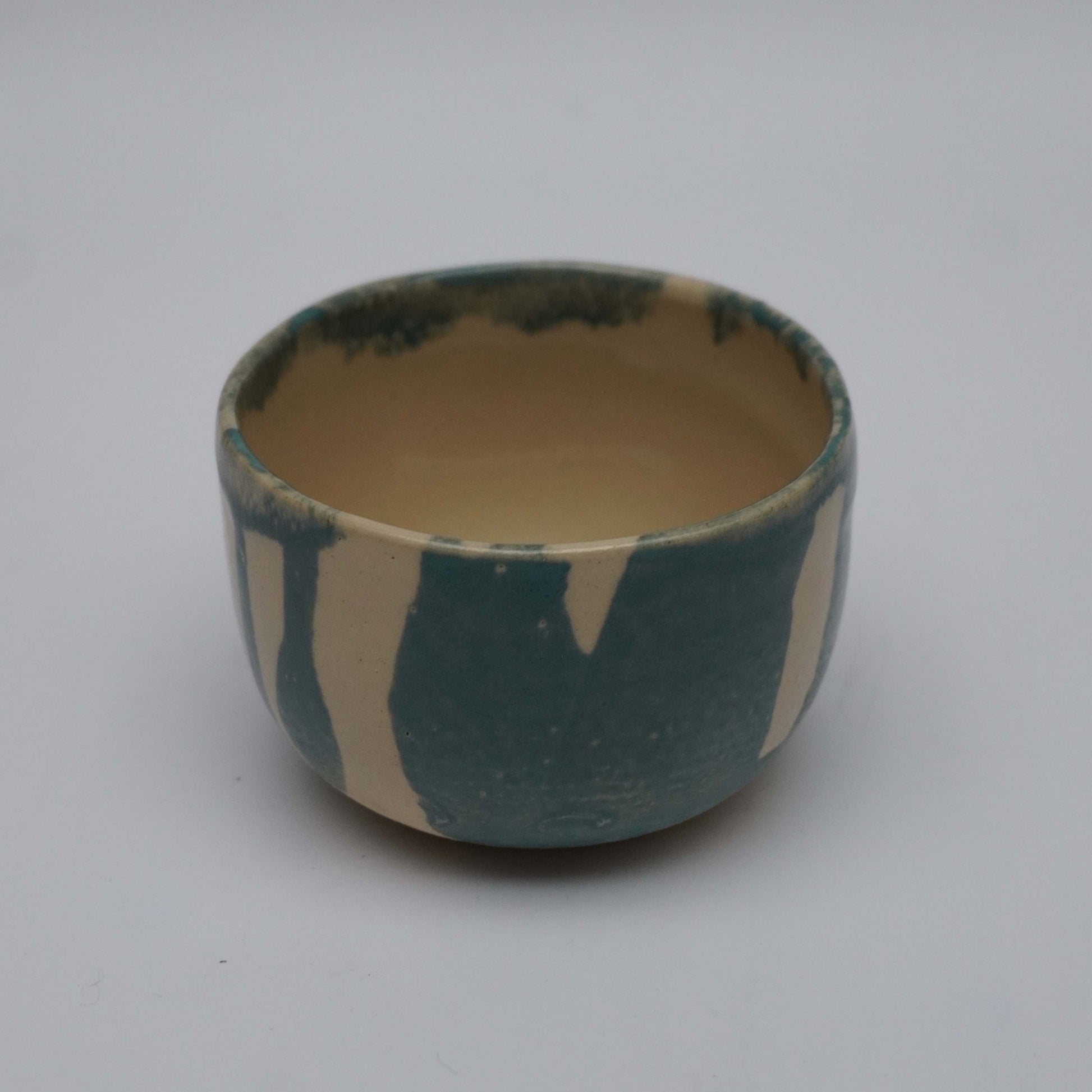 FLAT WHITE handmade ceramic cup.