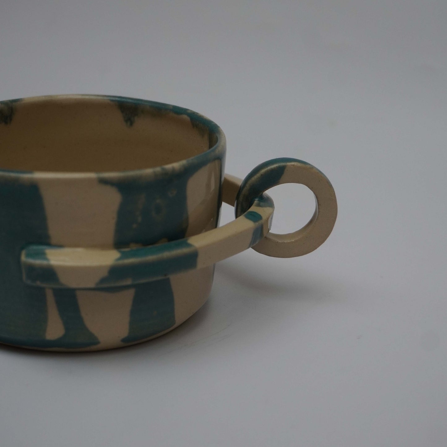 Part of our exclusive ceramic mug collection, 'Touch-Me-Not' embodies the artistry of handmade pottery, artisanal ceramics and contemporary craftsmanship.