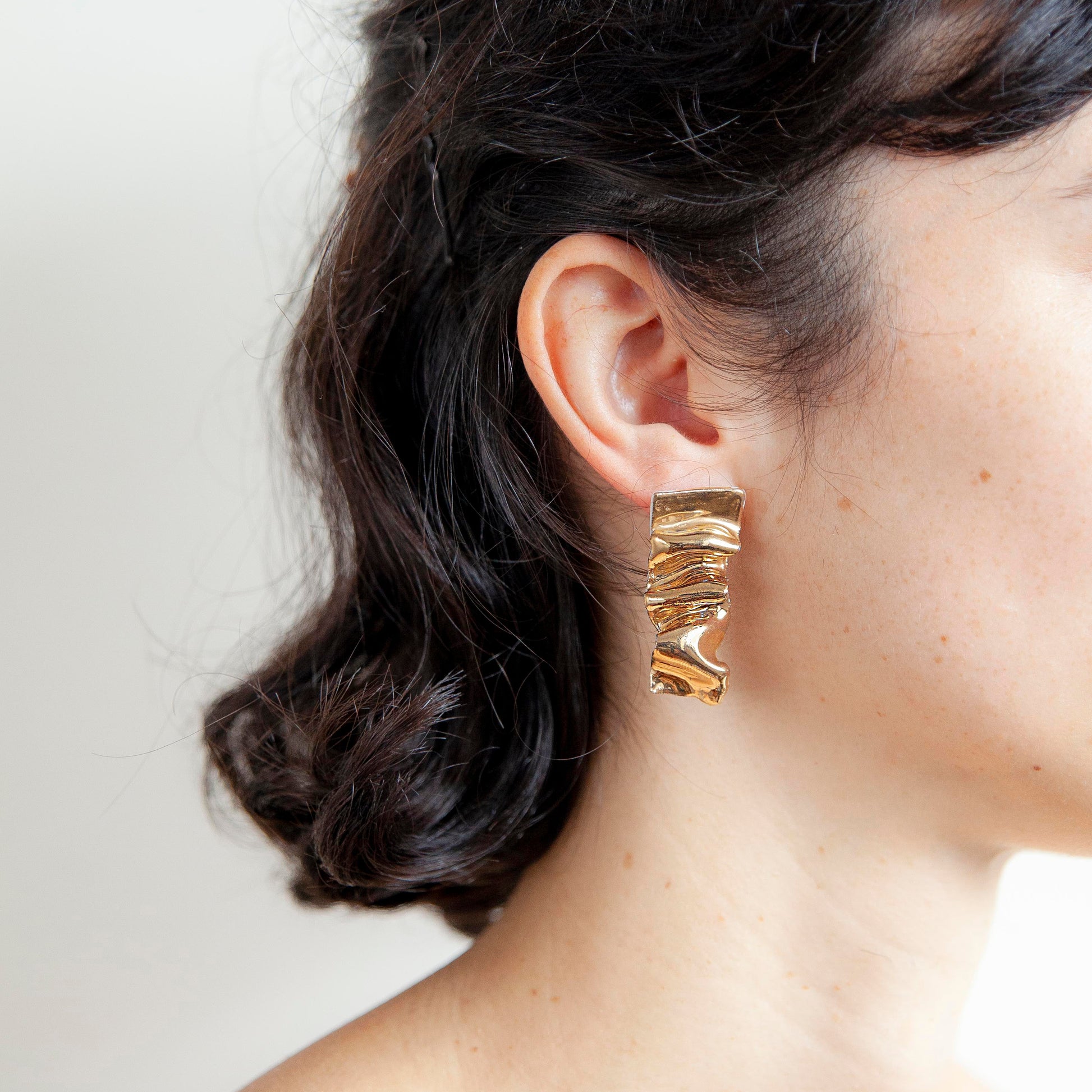 Courageously Vulnerable. Handmade Porcelain Earrings