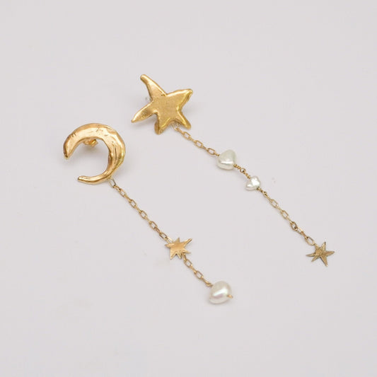 Bagliore notturno drop earrings