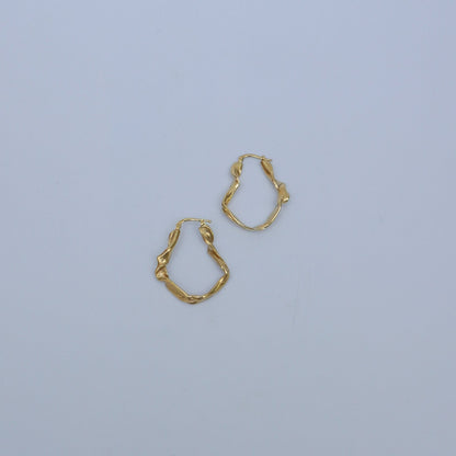 Riflessi lunari hoop earrings - single earring