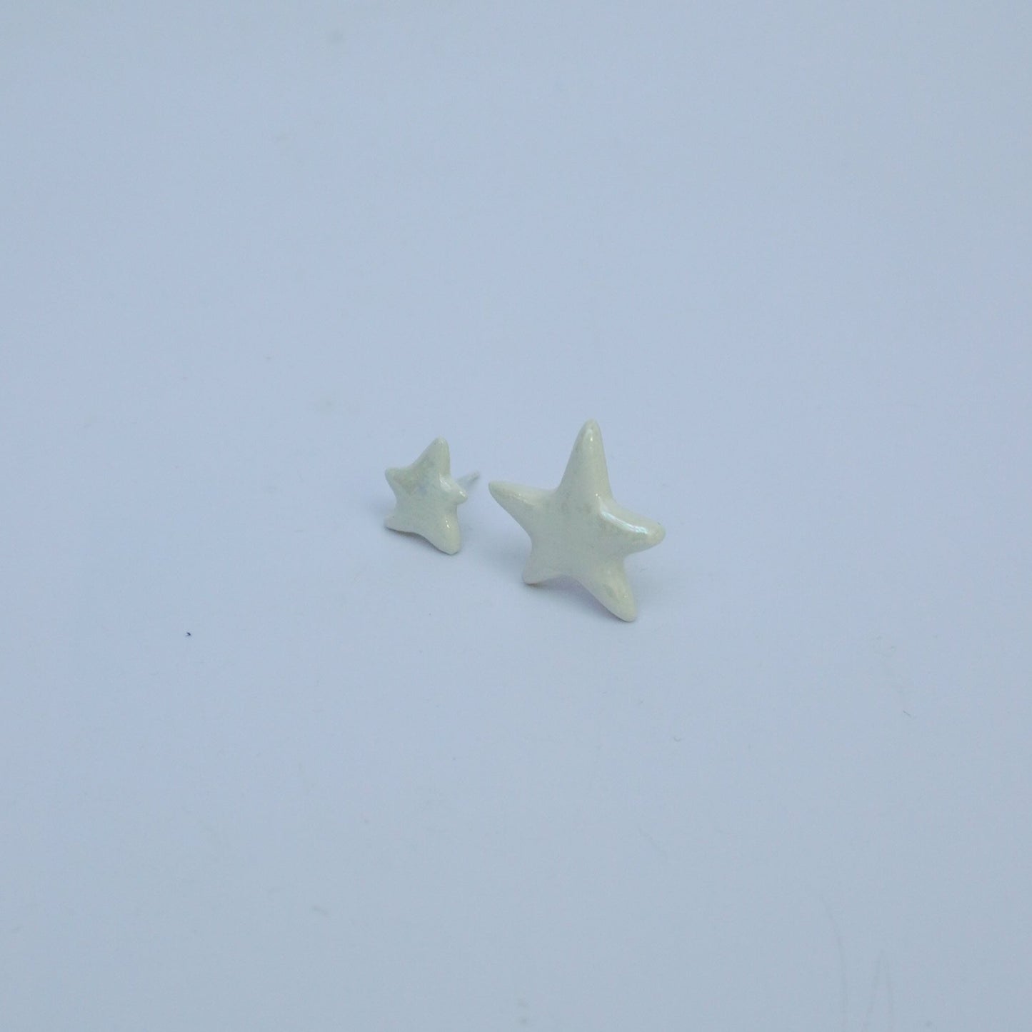 Sogni astrali porcelain stud earrings