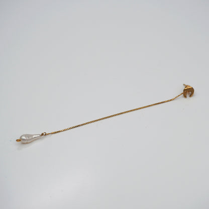 Sospiri velati - Moon Stud Earring