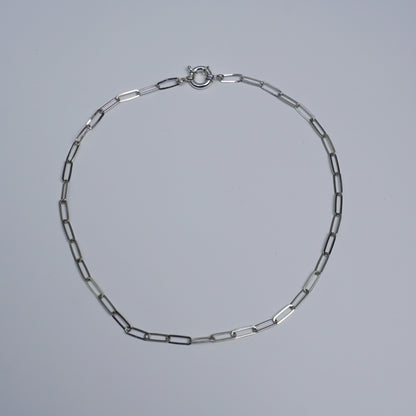 Handcrafted silver choker with sculptural creature pendant and rectangular-link chain