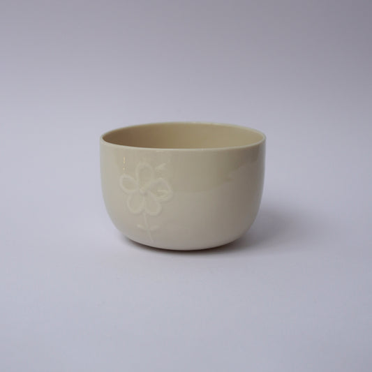 Porcelain Bas-Relief Flower 180ml