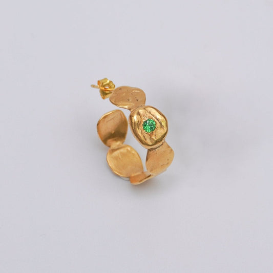 Simplicity greek hoop earring