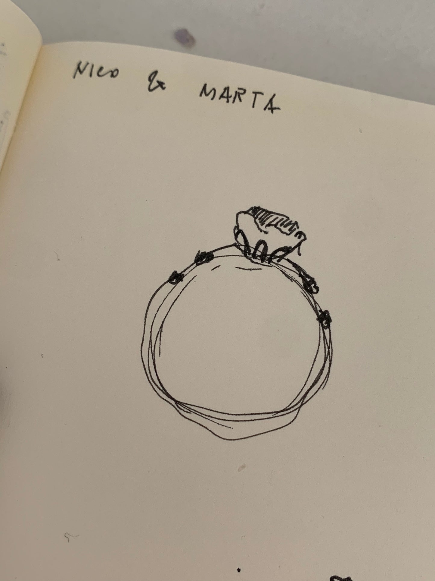 Engagment ring for Nicolò