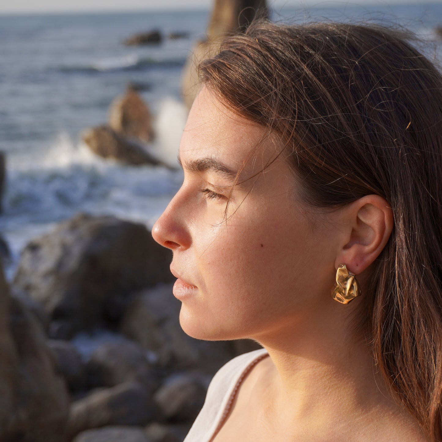 Ali di calanco - Organic Sculptural Earing