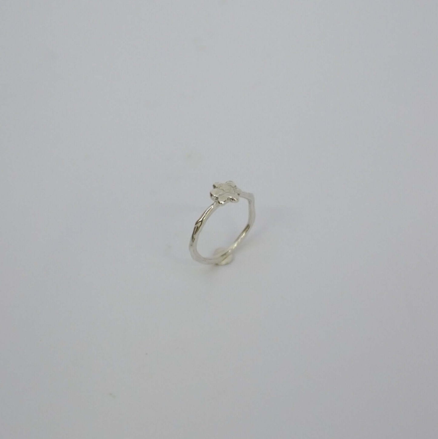 Little Things Metal Ring kindness silver, organic-shaped