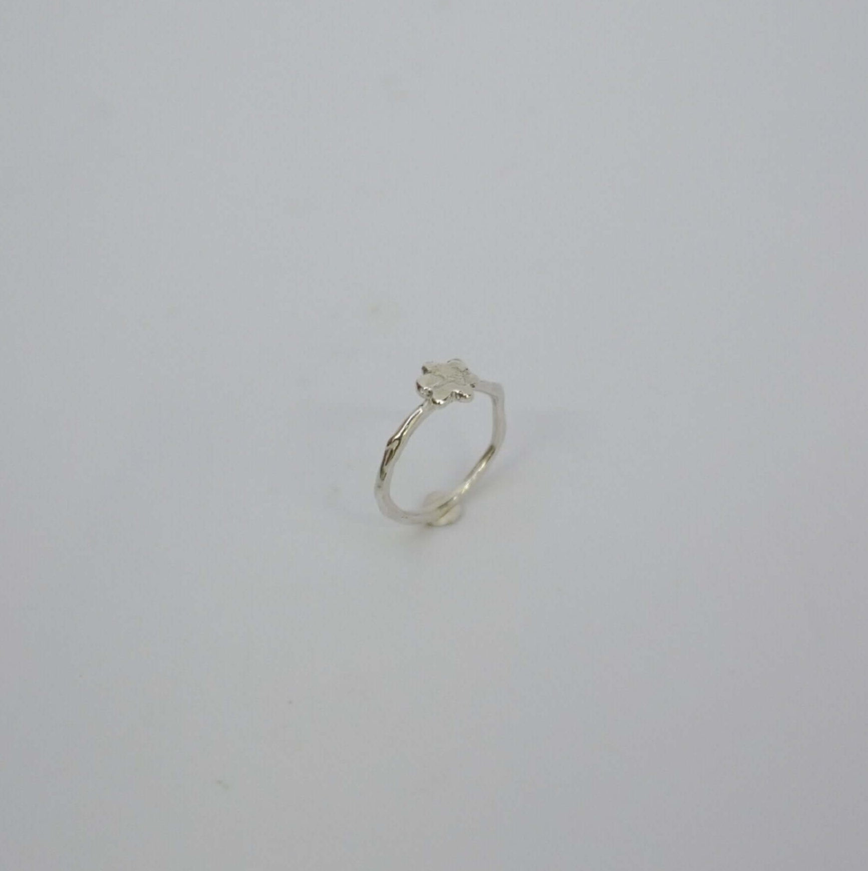 Little Things Metal Ring kindness silver, organic-shaped