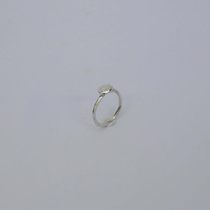 Little Things Metal Ring simplicity silver organic-shaped