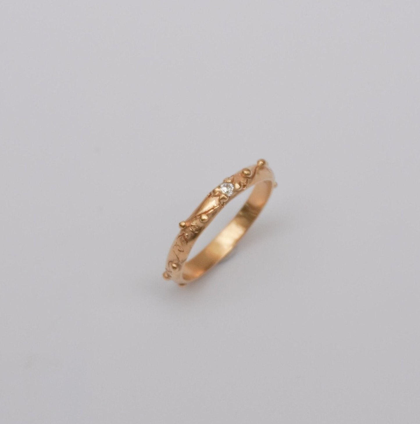 Unique Handmade Gold-plated Ring - New Faith - zirconias