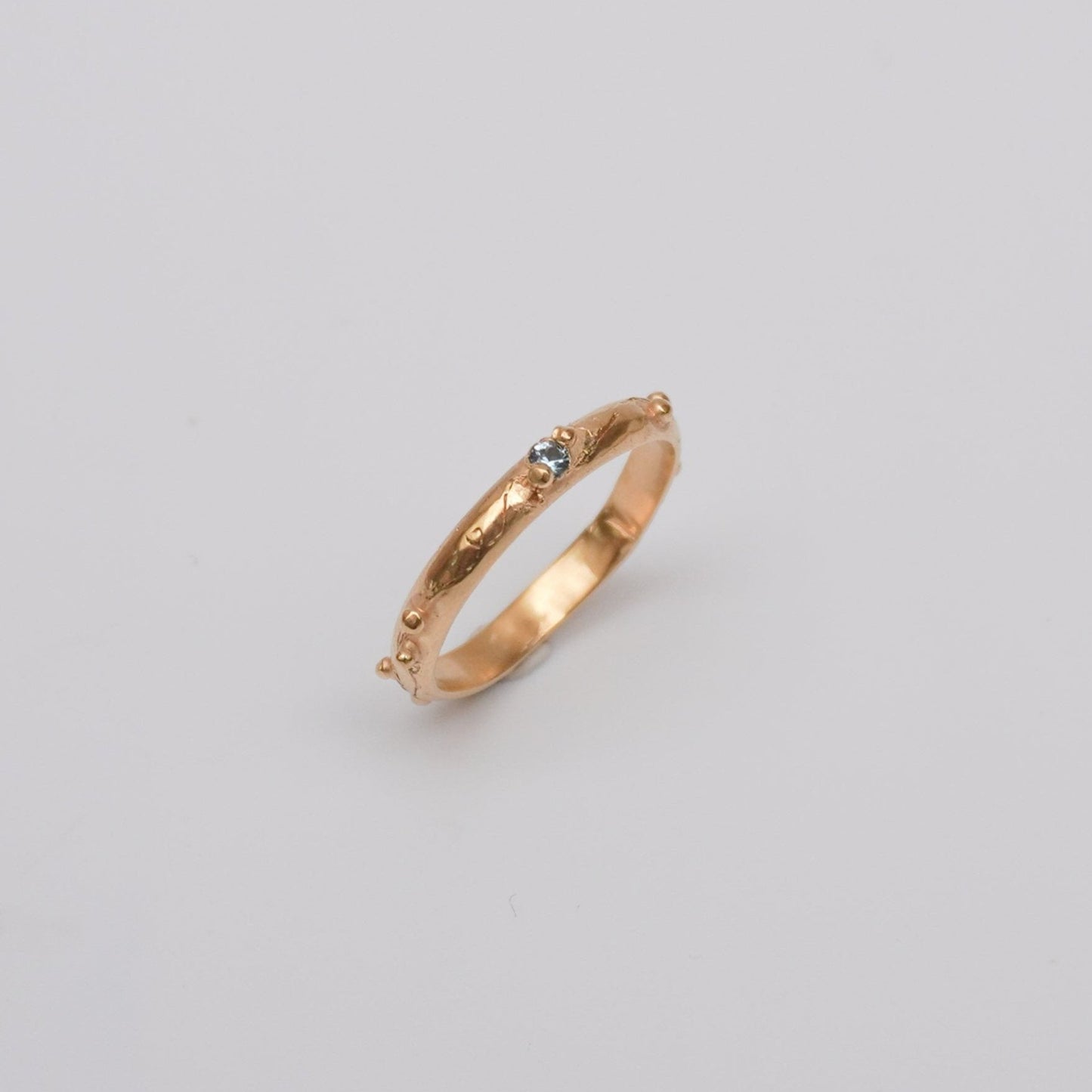 Unique Handmade Gold-plated Ring - New Faith - zirconias
