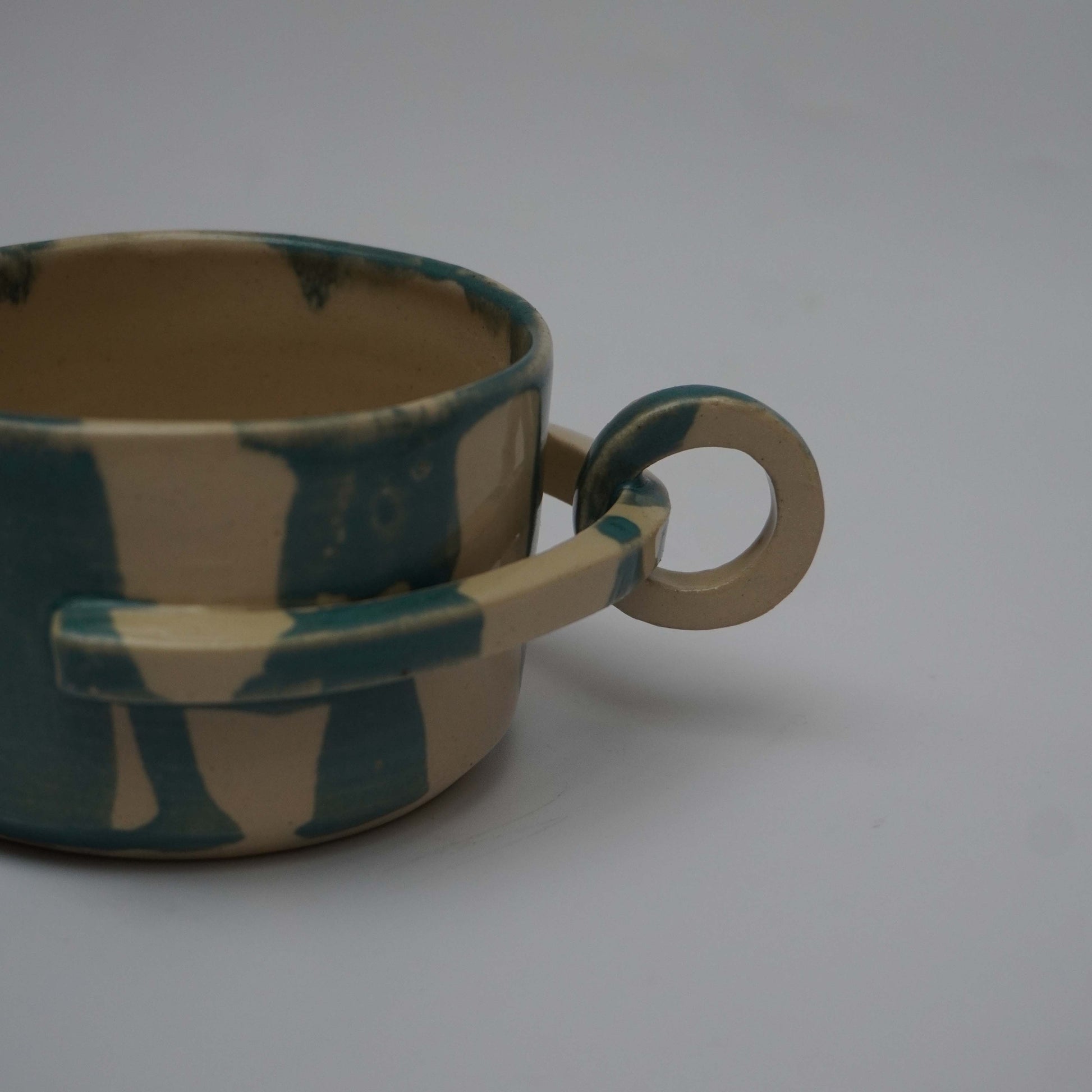 Part of our exclusive ceramic mug collection, 'Touch-Me-Not' embodies the artistry of handmade pottery, artisanal ceramics and contemporary craftsmanship.