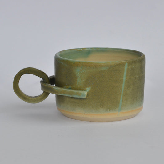Wheelthrown Handmade Stoneware Mug