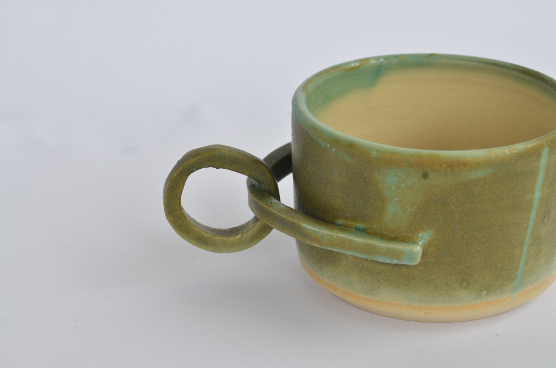 Wheelthrown Handmade Stoneware Mug